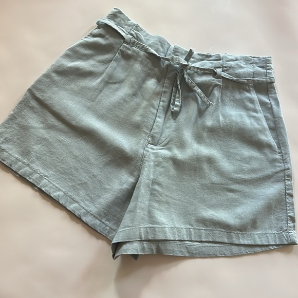 fab'rik light blue High Waist Shorts - Picture 2 of 7